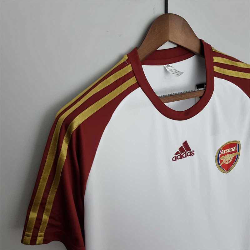 Maillot Arsenal Blanc Prématch 22/23
