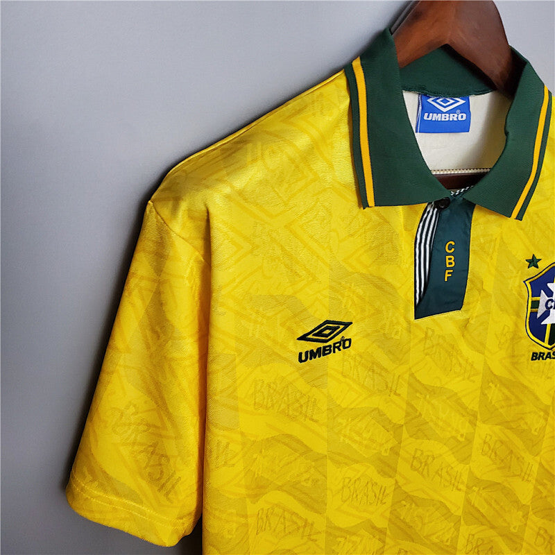 Brazil Home Retro Jersey 91/93