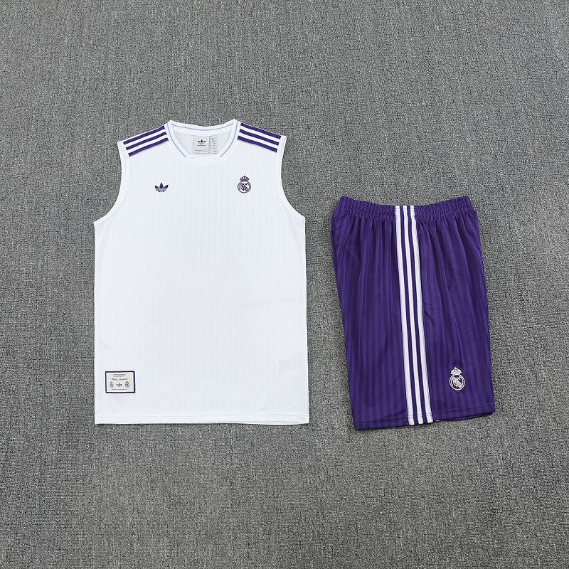Camiseta sin Mangas Real Madrid Blanco 25/26
