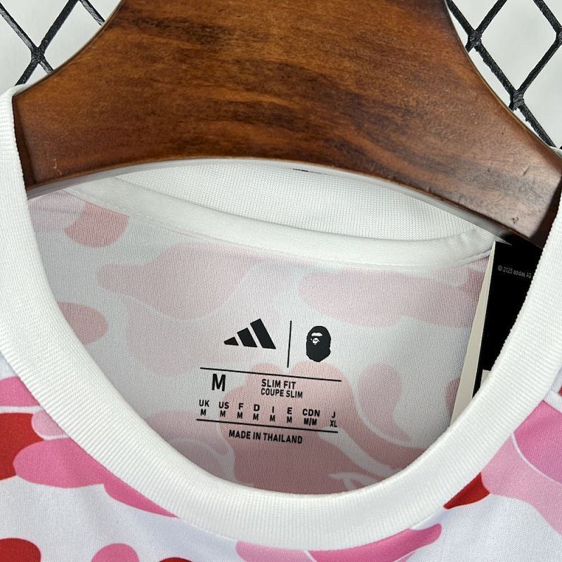 Maillot BAPE Rose Matching 25/26