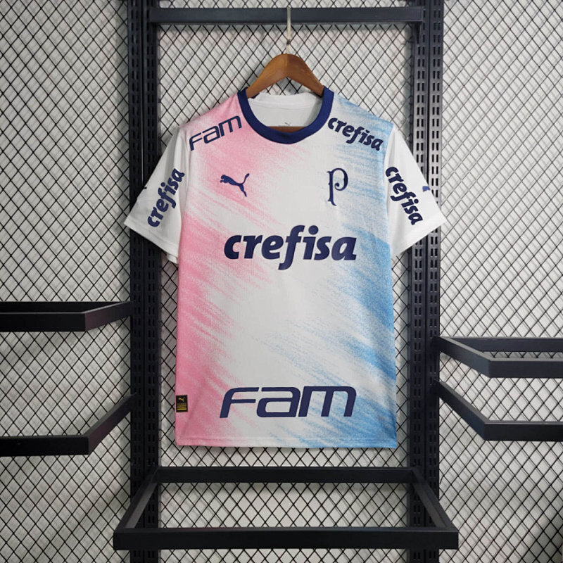 Camiseta Palmeiras Rosa Blanco 23/24