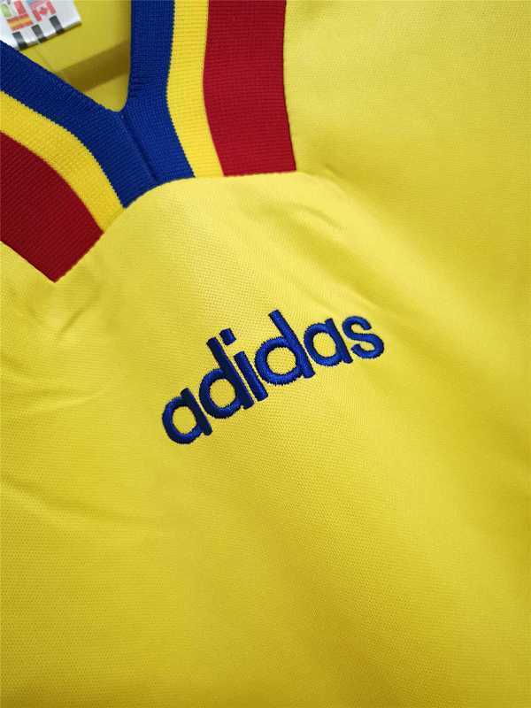 Maillot Roumanie Jaune Rétro 1994