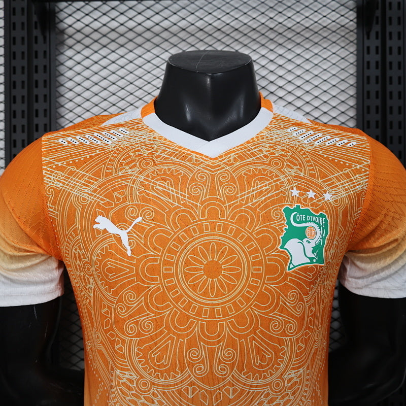 Maillot Côte d’Ivoire Orange Prématch 25/26