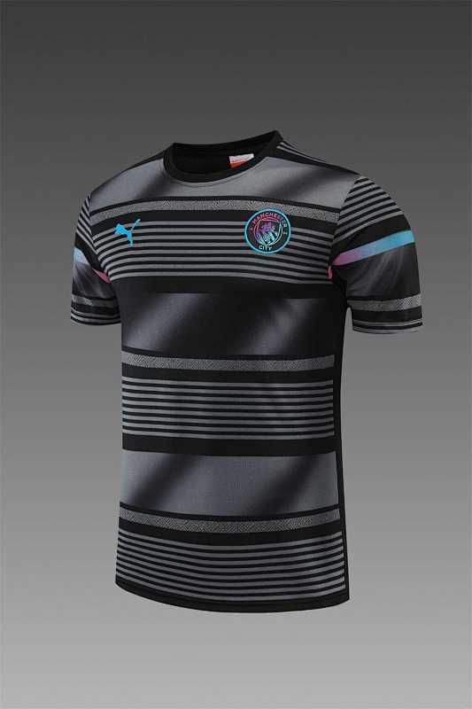 Conjunto Manchester City Negro Pre-Partido 22/23