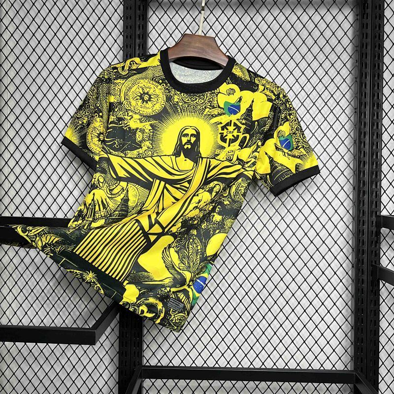 Maillot Brazil Jesus Redeemer Édition spéciale 24/25