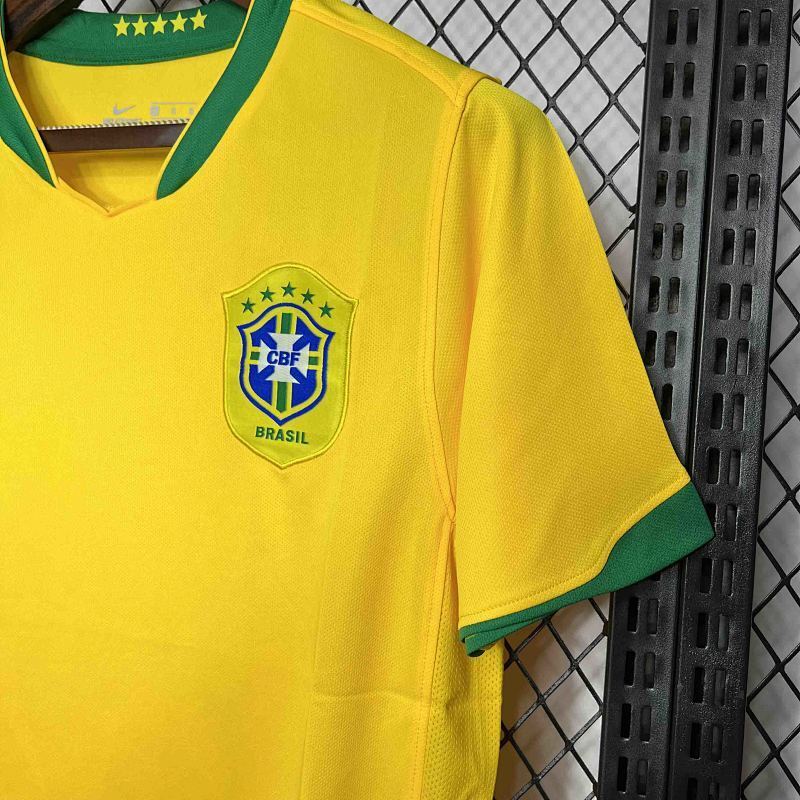Maillot Brazil Uniform Dropshipping Domicile Rétro 25/26