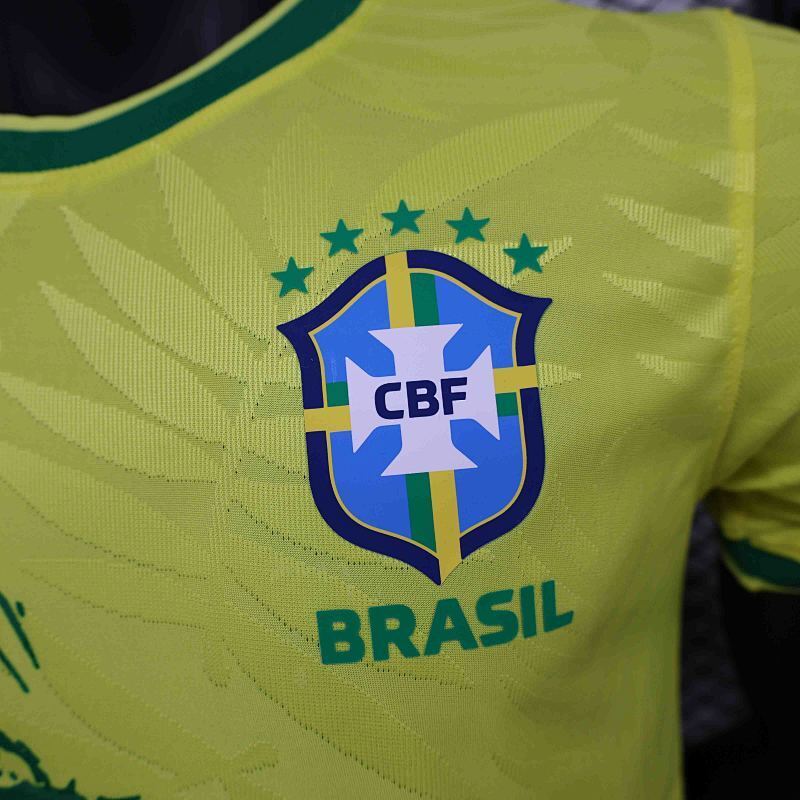 Maillot Brazil Yellow Birds Édition spéciale Player Version 25/26