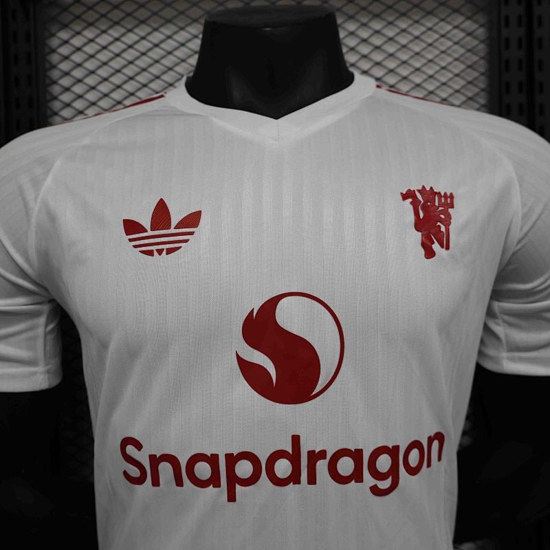 Maillot Manchester United Blanc Player Version 24/25