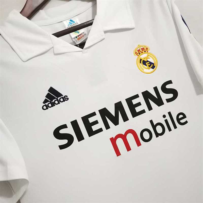Real Madrid Home Retro Jersey 2002/03