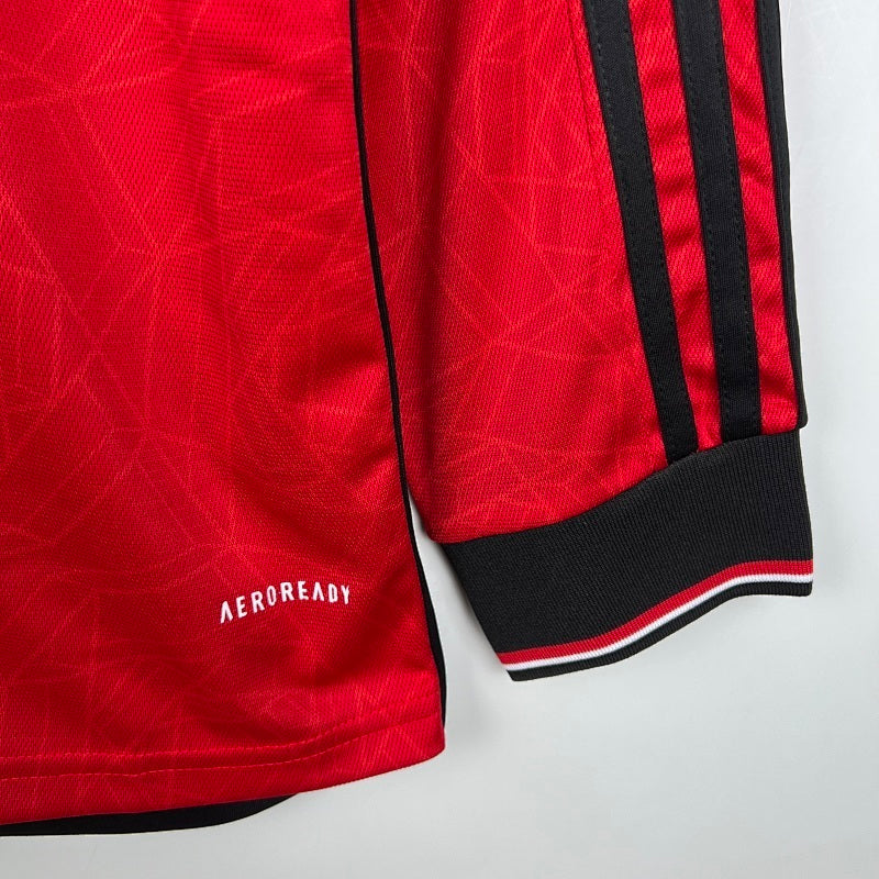 Maillot Manchester United Domicile Manches Longues 23/24