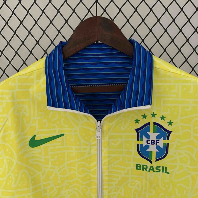 Coupe-vent Brazil Reversible Yellow 25/26