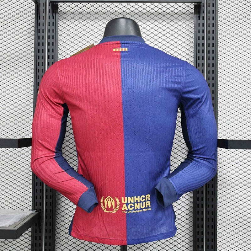 Maillot FC Barcelone Domicile Manches Longues 24/25