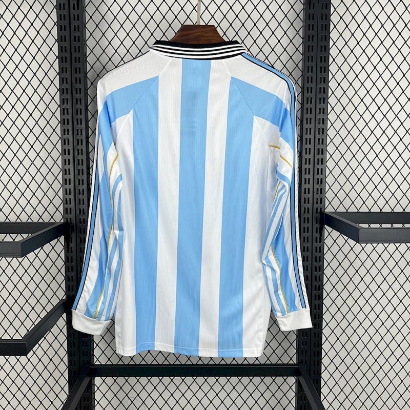 Maillot Argentine Vintage Domicile Rétro 1998