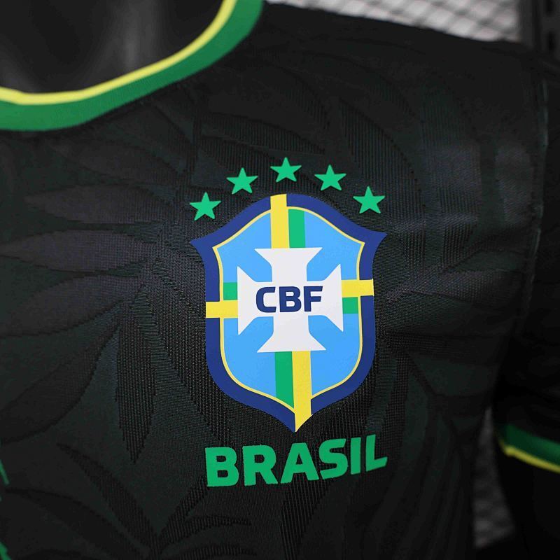 Brazil Birds Black Birds Black Special Edition Player Version Jersey 2024