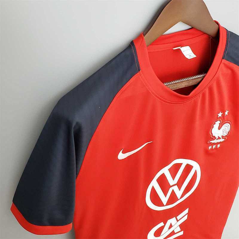Camiseta Francia Rojo Pre-Partido 2021
