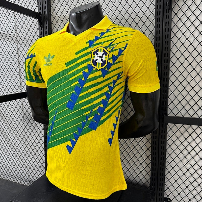 Maillot Brésil Yellow%Green Vert Jaune Édition spéciale Player Version 2026