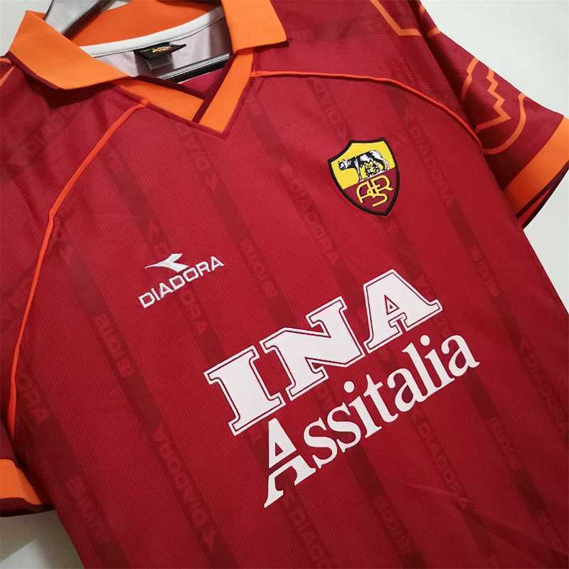 Camiseta AS Roma Local Retro 1999/00