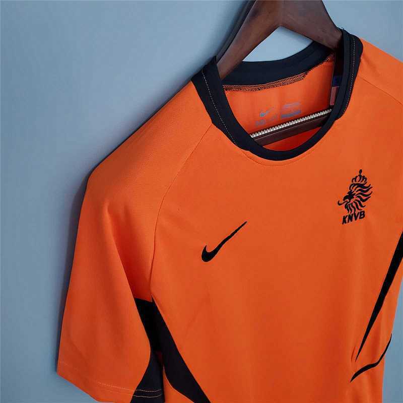 Maillot Pays-Bas orange Domicile Rétro 2002