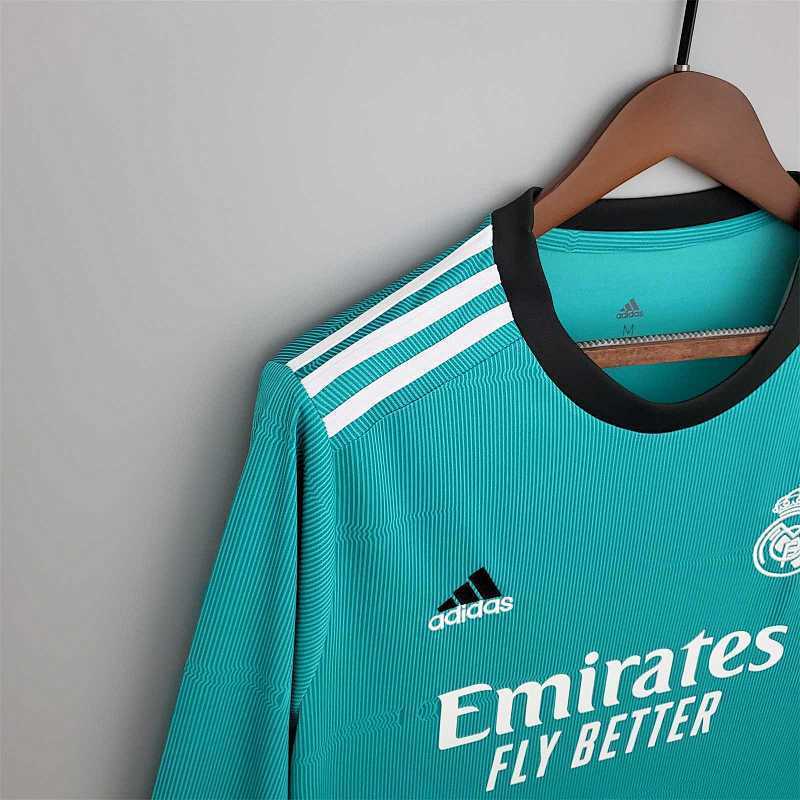 Maillot Real Madrid Extérieur Manches Longues 21/22