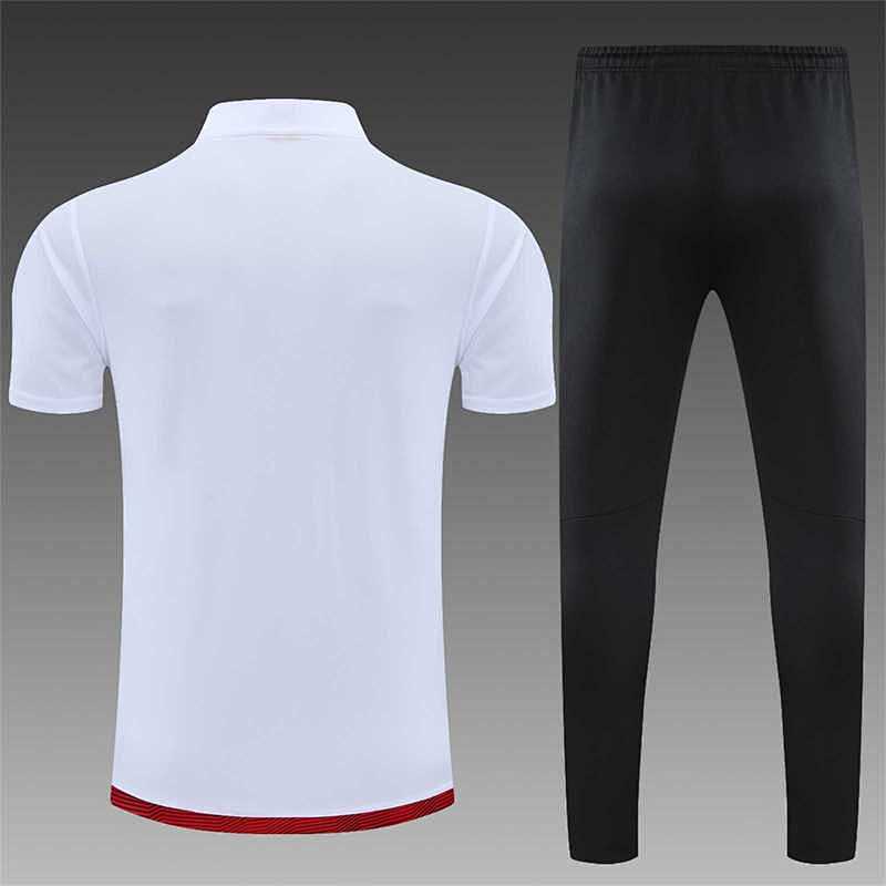 Polo AC Milan Blanc