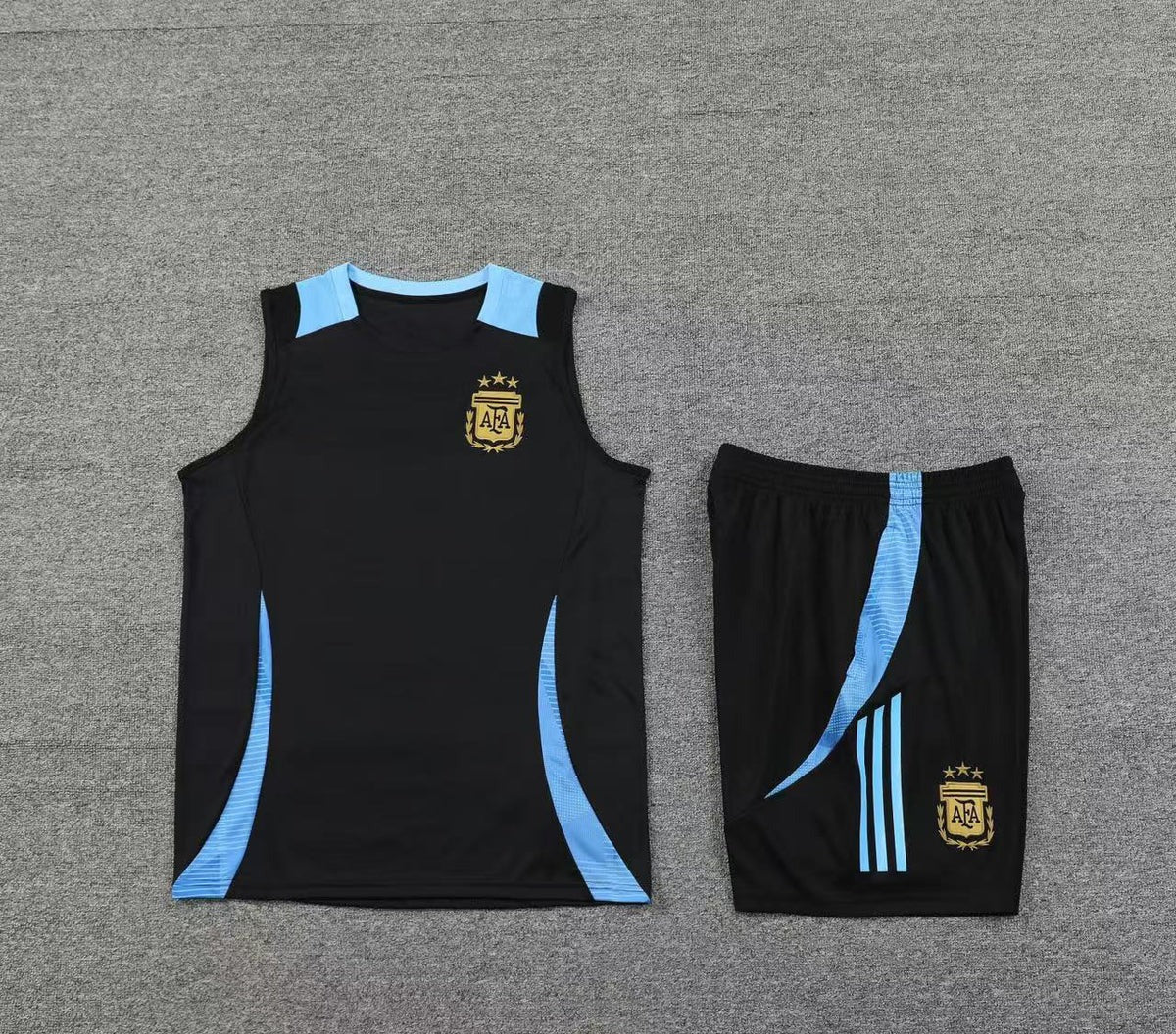 Short + débardeur Argentine Noir