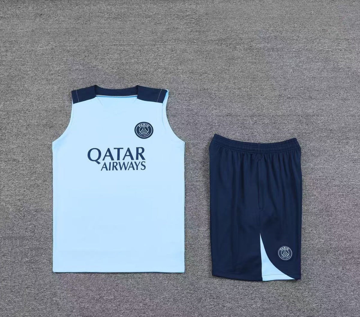 Short + débardeur Paris Saint-Germain Bleu Ciel 2