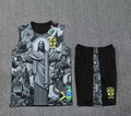 Short + débardeur Brésil Gris Christ