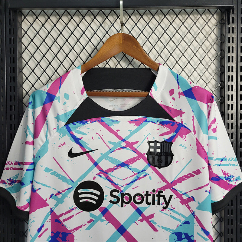 Ensemble FC Barcelone Blanc Prématch 23/24 (2)