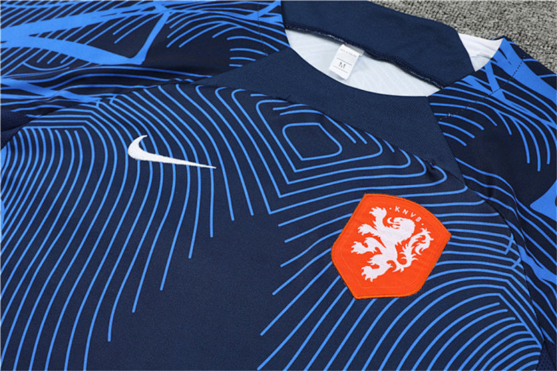 Maillot Netherlands royal Pre-Match 22/23