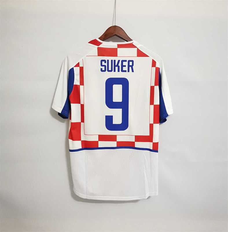 Maillot Croatia Domicile Rétro 2002