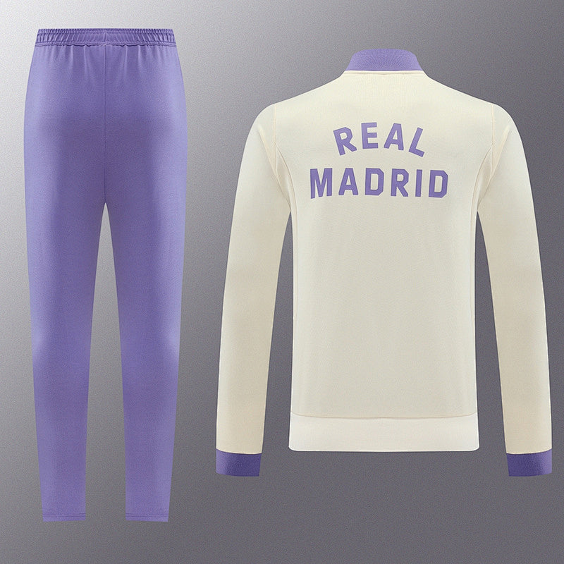 Survêtement Real Madrid Beige&Violet 24/25