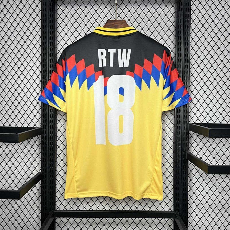 Maillot America RTW Yellow Rétro 95/96