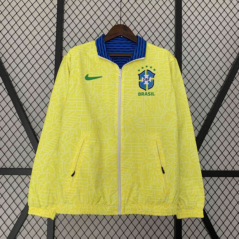 Coupe-vent Brazil Reversible Yellow 25/26
