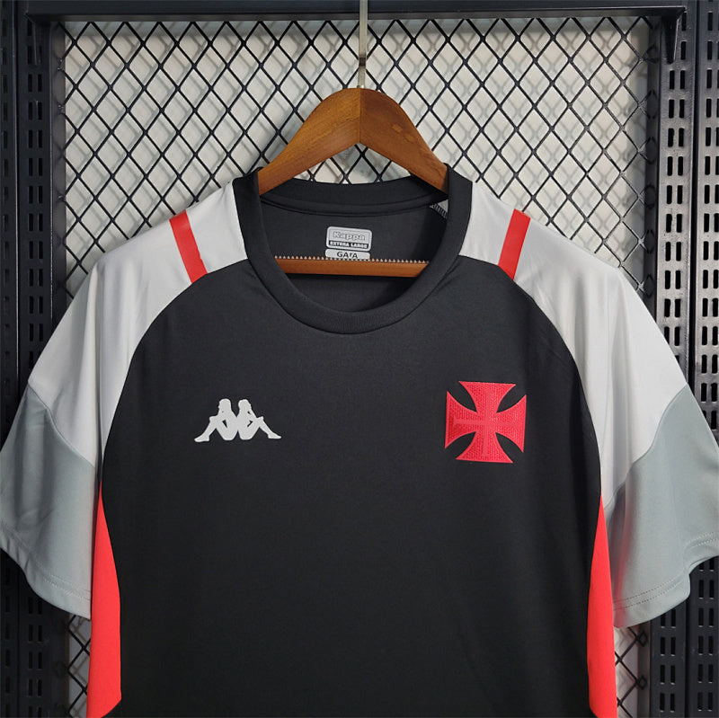 Maillot Vasco da Gama Prématch Noir et Gris 23/24