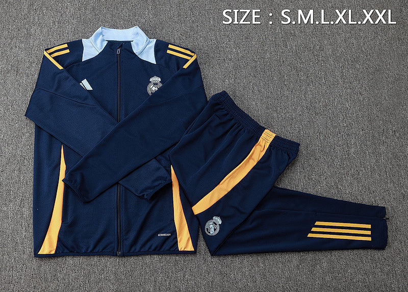 Survêtement Real Madrid Marine&Jaune 24/25