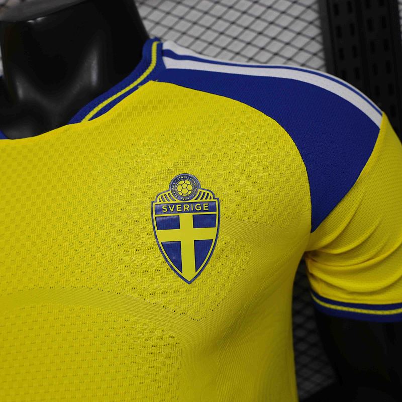 Maillot Suède Domicile Player Version Coupe du Monde 2026