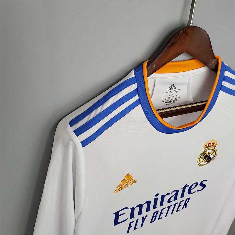 Maillot Real Madrid Domicile Manches Longues 21/22