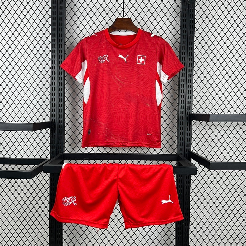 Maillot Suisse Domicile Enfant Coupe du Monde 2026