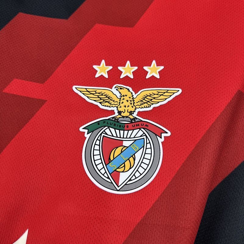 Camiseta Benfica Negro Rojo Edición Especial 25/26