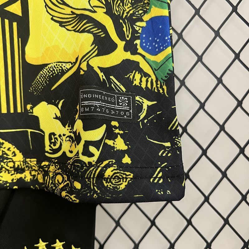 Ensemble Enfant Brazil Jesus Yellow Édition spéciale 24/25