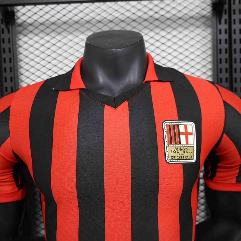 Camiseta AC Milan 125 Años Versión Player 24/25