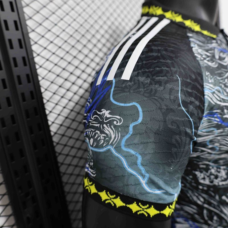 Maillot Real Madrid Noir Bleu Player Version 24/25