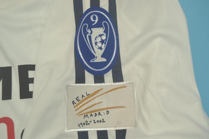 Maillot Real Madrid Domicile Rétro 2001/02