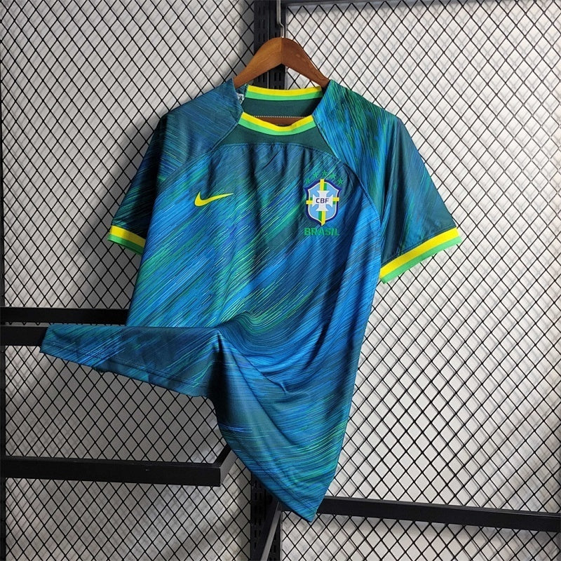 Maillot Brésil Vert Prématch 2023