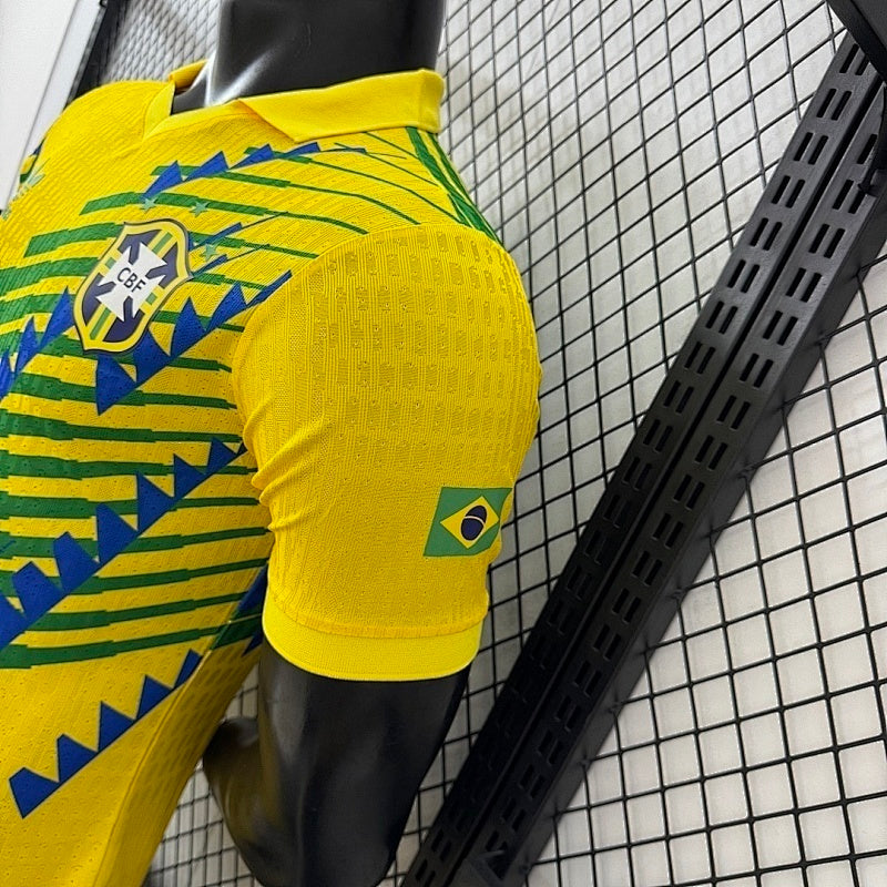 Maillot Brazil Yellow%Green Édition spéciale Player Version 25/26