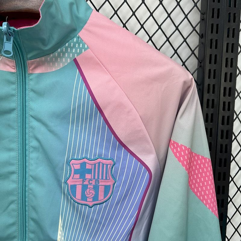 FC Barcelona Pink Green Tracksuit 25/26