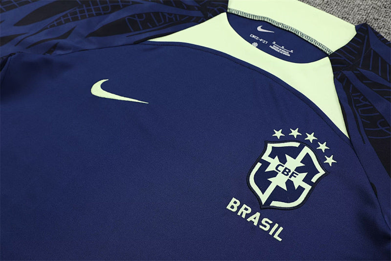 Chándal Brasil Azul Pre-Partido 2022