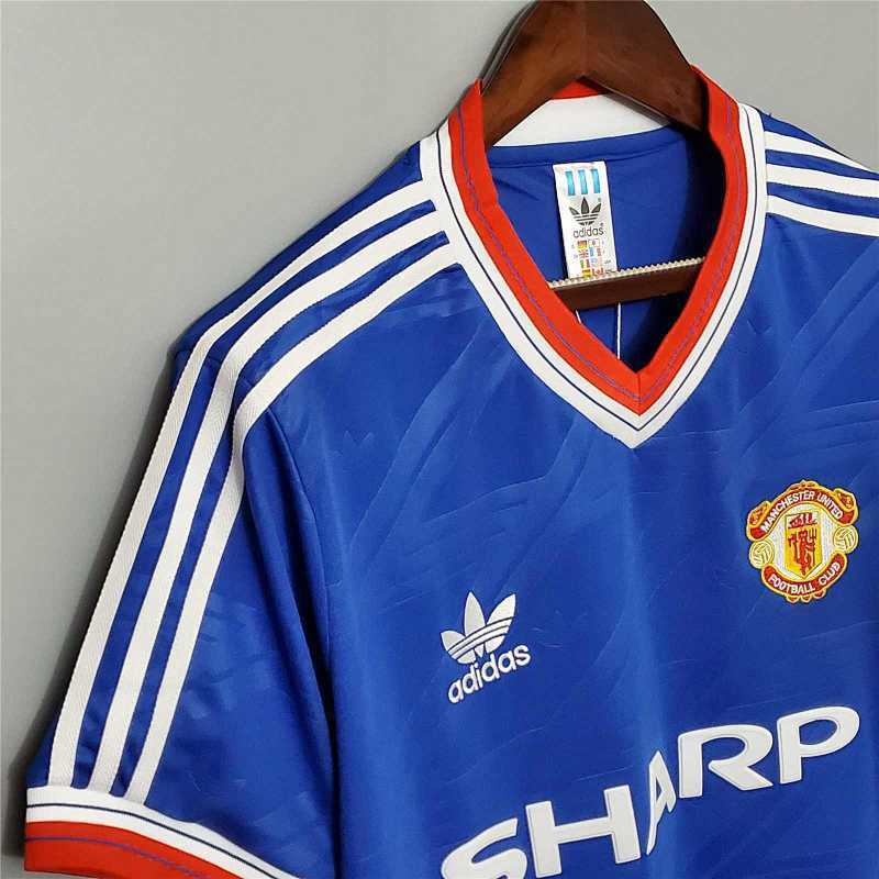 Camiseta Manchester United Visitante Retro 1986/88