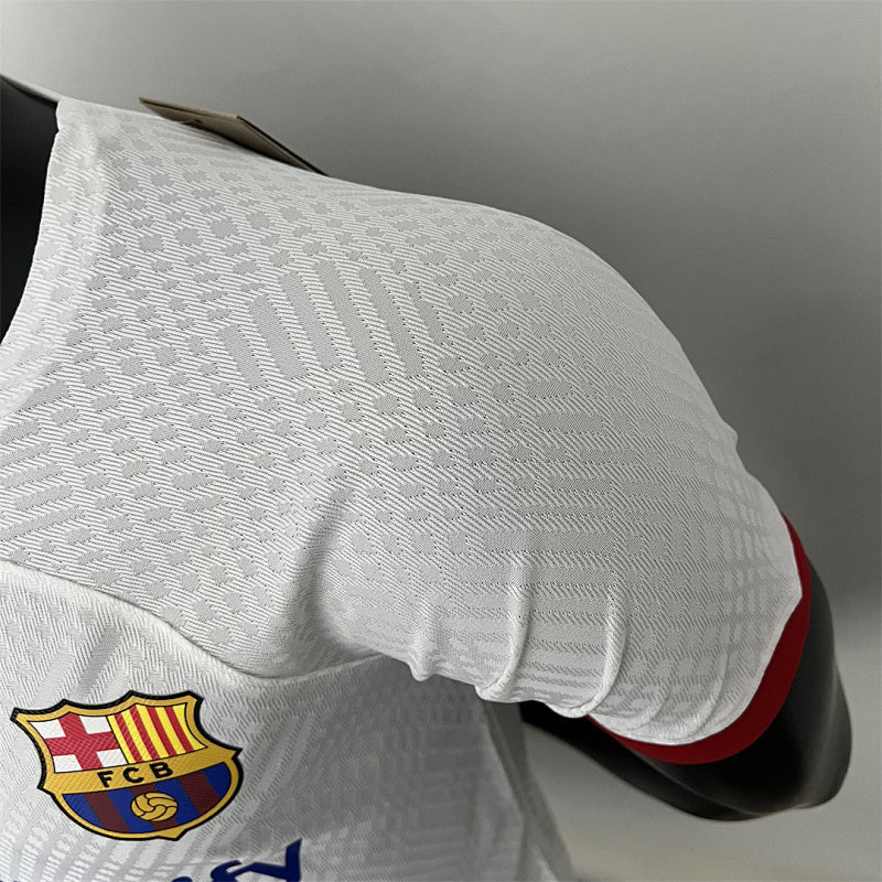 Ensemble FC Barcelone Blanc Prématch 23/24
