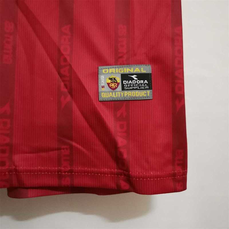 Camiseta AS Roma Local Retro 1999/00